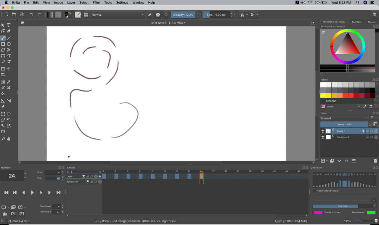 [Proyek Animasi] Tutorial Animasi ‘Frame-By-Frame’ Di Krita