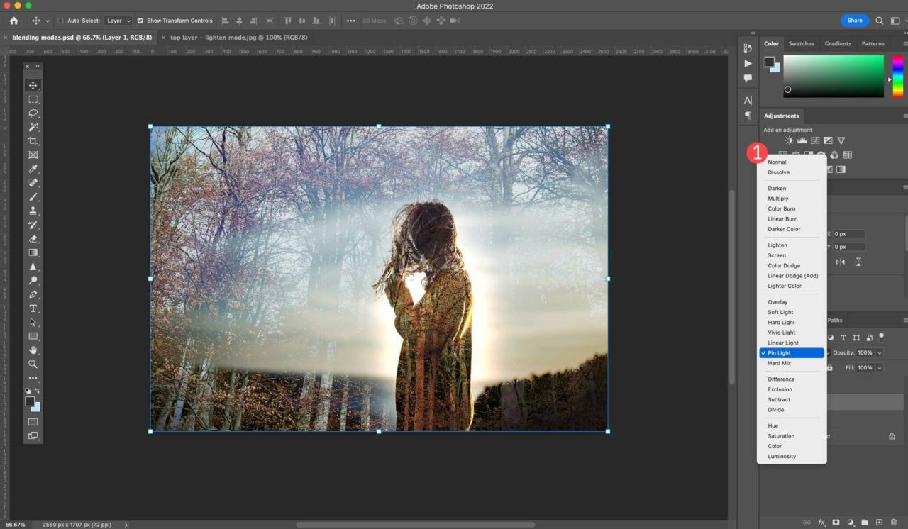 Cara Menggunakan ‘Blend Mode’ (Multiply, Overlay) Untuk Pencahayaan