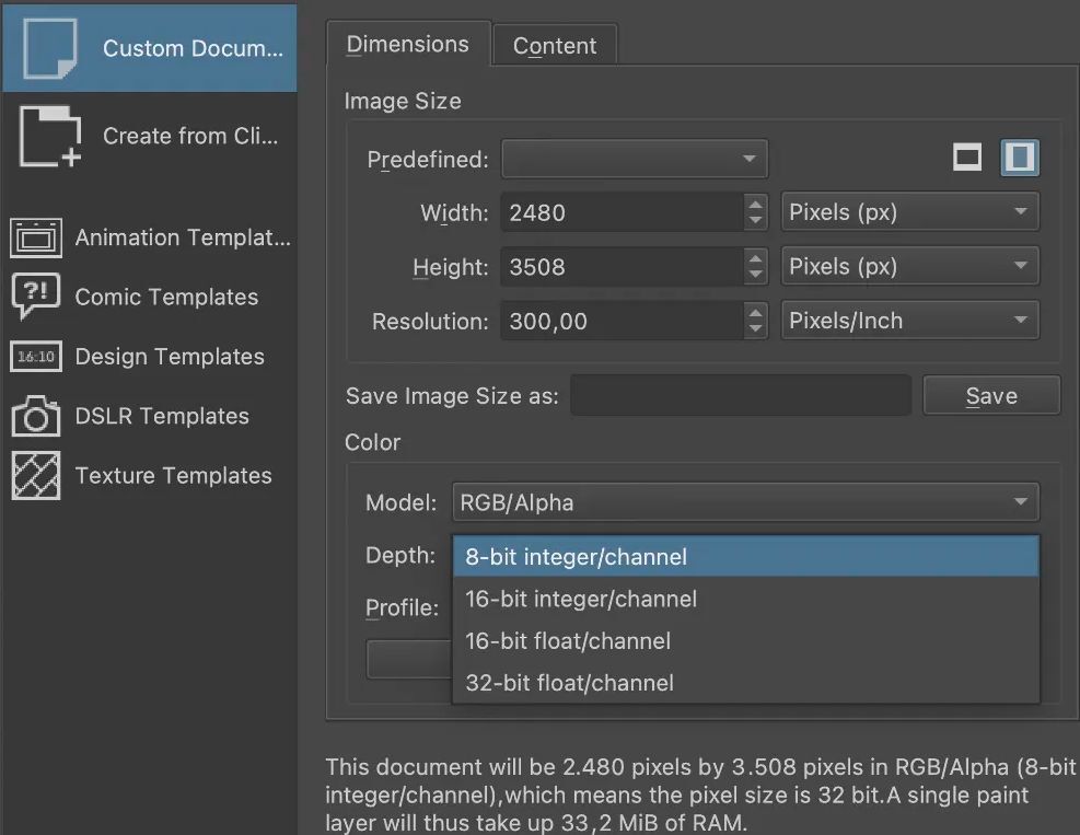 Cara Setting Resolusi Dan Ukuran Kanvas Di Krita Agar Hasil Cetak Tajam