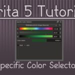Krita Digital Art Tutorial - Color Selector, Undo, Erasing, Sampling ...