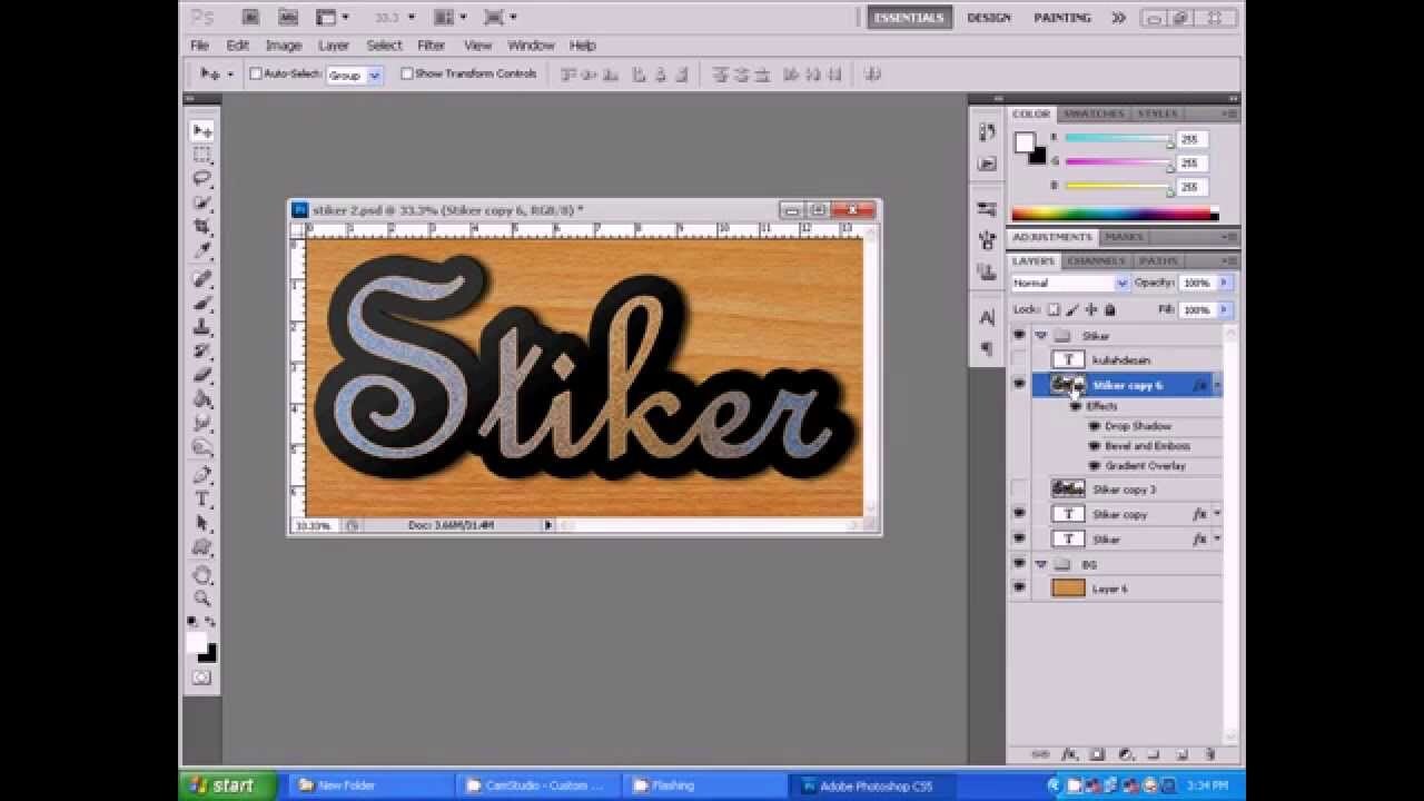 [Proyek Krita] Membuat Desain Stiker Sederhana Siap Cetak