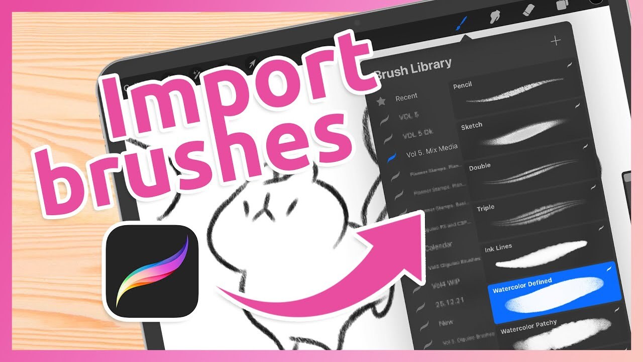 Cara Import Brush Di Procreate (Gratis Dan Berbayar) Dengan Mudah